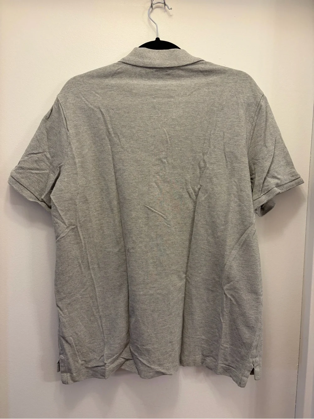 Polo Ralph Lauren 100% Cotton Classic Fit Polo Shirt Men's Large Heather Gray